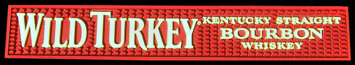 Wild Turkey Kentucky Straight Bourbon Whiskey Bar Mat