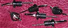 Set of 6 Chrome Pourers