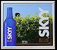 Skyy Blue Vodka Mirror