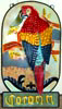 Corona Parrot 3D Tin Sign