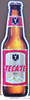 Tecate Beer Bottle Tin Sign