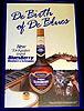 DeKuyper Bluesberry Blueberry Schnapps 'De Birth of De Blues' Bar Mirror