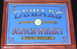 Dewars Scotch Whisky Bar Back Mirror