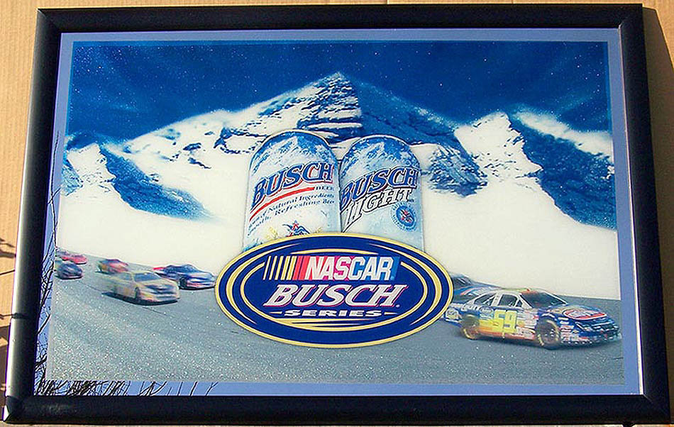 Busch Series NASCAR Racing Mirror