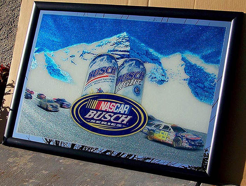 Busch Series NASCAR Racing Mirror