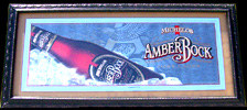 Michelob Amber Bock Bar Back Mirror