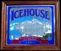 Icehouse Plank Road Brewery Smoked Glass Bar Back Mirror