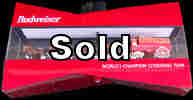 Budweiser 1993 World's Champion Clydesdale Team Illuminated Bow Tie Bar Sign