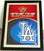 Budweiser Los Angeles Dodgers Beveled Glass Mirror