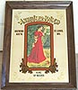 Anheuser Busch Budweiser Girl in Red 1992 Mirror