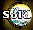 Coors Beer Illuminated Double Sided Rotating Pub Light