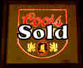 Coors Light Vintage 1980 Illuminated Wood Framed Bar Mirror