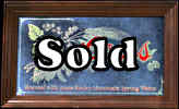 Coors Beer 1980 Vintage Smoked Glass Bar Mirror