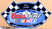 Coors Light NASCAR Reflective Plaque