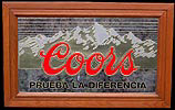 Coors Beer 1987 Spanish Mirror