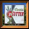 Coors Cutter 1991 Smoked Glass Mirror