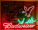 Budweiser Ducks Unlimited Sequencing Neon Sign