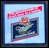 Miller Genuine Draft High Life Square Bar Mirror