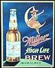 Miller High Life Brew Milwaukee Tin Sign