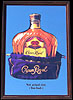 Crown Royal Canadian Whiskey in the Velvet Bag Huge Vintage Bar Mirror