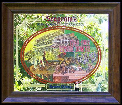 Seagram's Seven Crown of Sports Collection Epsom Downs Mirror