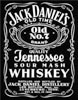 Jack Daniels Label Tin Sign