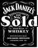 Jack Daniels Label Tin Sign