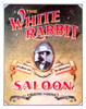 Jack Daniel's White Rabbit Saloon Tin Sign