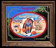 Seagram's Seven Crowns of Sports Collection Harlem Globetrotters Mirror
