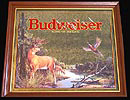 Budweiser 1993 Wildlife Bar Back Mirror