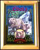 Coors Grizzly Bear Wildlife Mirror Reflective Glass Plaque