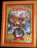 Coors Mountain Lion Reflective Glass Plaque