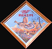 Miller High Life First Flush Diamond Wildlife Mirror
