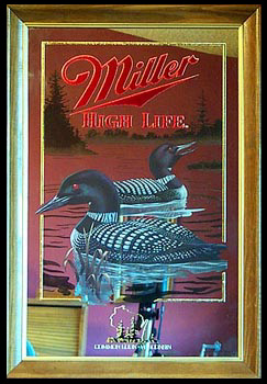 Miller High Life Common Loon Wildlife Mirror