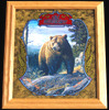 Old Milwaukee Bear Wildlife Reflective Glass Plaque