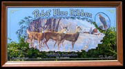 Pabst Blue Ribbon 1991 Whitetails Deer Wildlife Mirror
