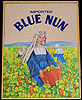 Blue Nun Wine Metal Framed Mirror