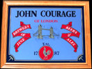 John Courage of London Bar Back Mirror