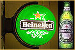 Heineken Double Sided Rotating Illuminated Pub Light