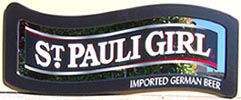 St Pauli Girl German Beer Mirror