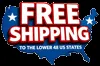 Free shipping to the lower 48 U.S. states