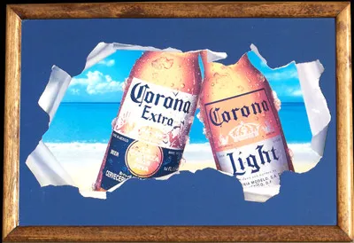 Miller Genuine Draft MGD 1998 Bar Mirror - alternate view