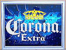 Corona Extra Can Mirror Reflective Glass Plaque Bar Mirror – Collectible Bar Decor