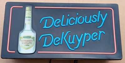 DeKuyper Peppermint Schnapps Illuminated Sign