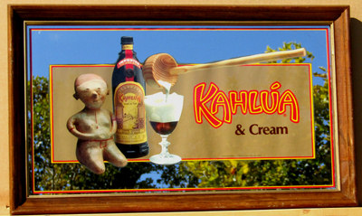 Kahlua and Cream Bar Mirror