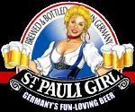 St Pauli Girl Bottle and Glass Tin Sign