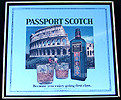 Passport Scotch Whisky Roman Colosseum Vintage Bar Mirror