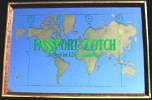 Passport Scotch World Map Vintage Bar Mirror