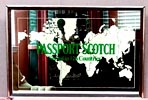 Passport Scotch World Map Bar Mirror