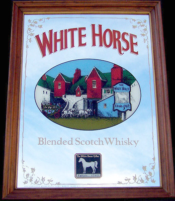 White Horse Blended Scotch Whisky Bar Mirror
